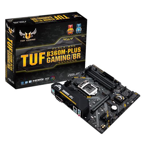 Placa Mãe Asus TUF B360M-Plus Gaming/BR Intel LGA 1151 mATX DDR4