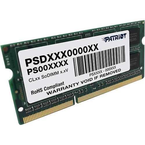 Memória Patriot SO-DIMM 4GB 1600MHz DDR3L