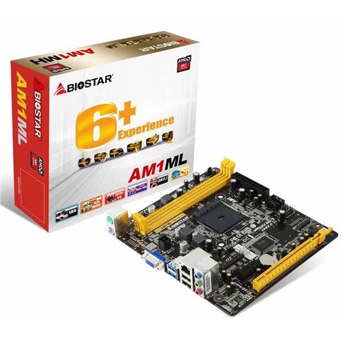 Placa Mãe Biostar AM1ML AMD AM1 mATX DDR3