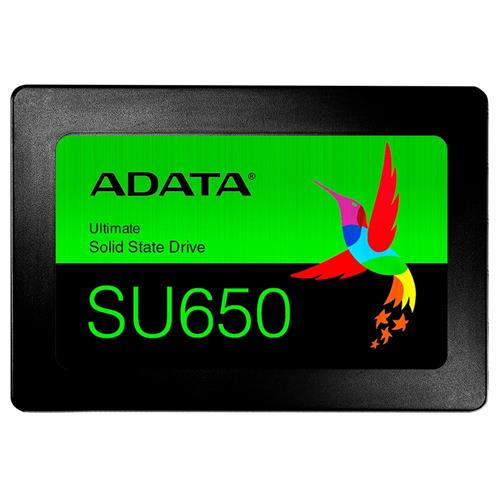 SSD Adata SU650, 960GB, Sata III, Leitura 520MBs e Gravação 450MBs