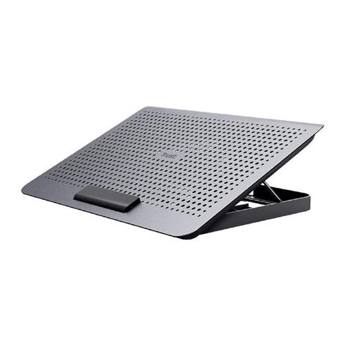 Base Para Notebook Trust Exto T24613, ABS, USB-A, Ergonômico, Laptop até 16", 8 Alturas, 1 Ventoinha de 180mm, Cinza
