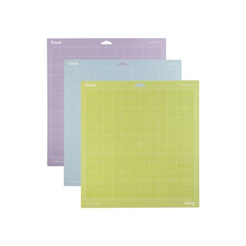 Bases de Corte Adesivas Cricut, Kit Variado 3 Unidades, 30×30 cm, Multicores