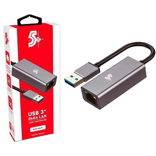 Cabo Adaptador De Rede, Usb 3.0, Para Lan, 10/100/1000mbps - 018-7549