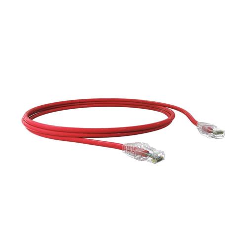 Cabo de Rede, Patch Cord U/UTP Categoria 6 Sohoplus, 2,5 m, CMX T568A/B, Vermelho