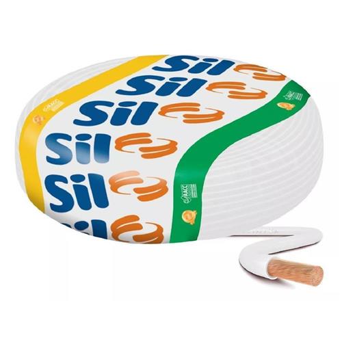 Cabo Flexivel 2,5mm Branco 750v Rolo 100 Metros - Sil