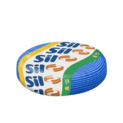 Cabo Flexível 750V 6,00Mm Azul Com 100 Metros Sil