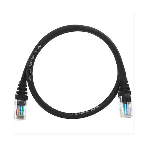 Cabo Patch Furukawa CORD CAT5E T568A/B 0.5M Preto