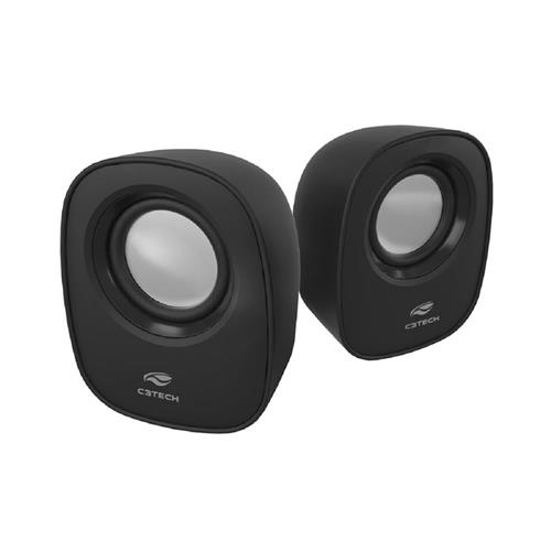 Caixa de Som Para Computadores C3Tech, 2.0, 6w, Preto - SP-30BK