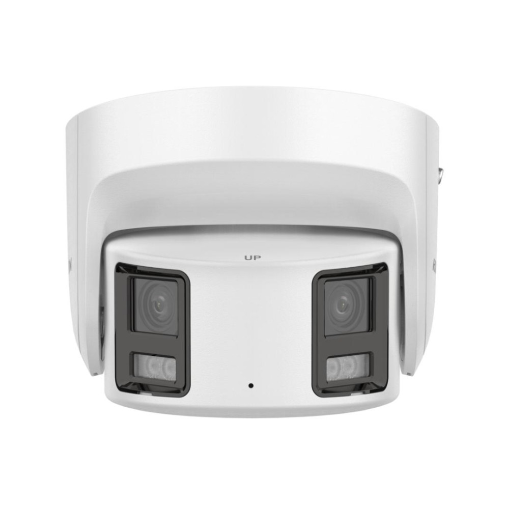Câmera IP Hikvision, 8 MP Panorâmica, 180° FOV, PoE/IP67, Branco, DS-2CD2387G2P-LSU/SL