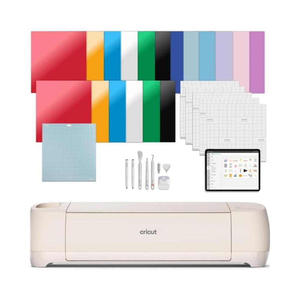 Kit Cricut Explore 4 Máquina de Corte Inteligente, Seashell, Bluetooth, 110–220V, 30,5 cm de Largura de Corte