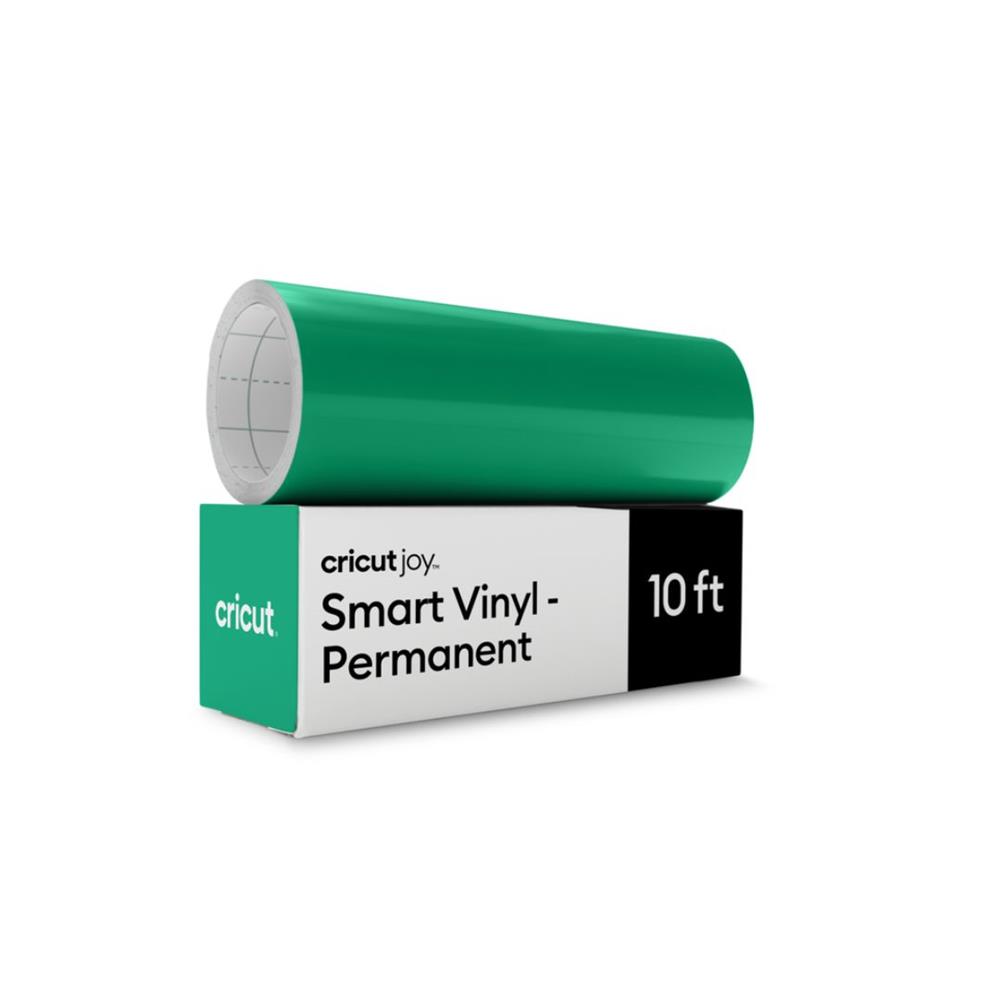 Cricut Value Smart Permanente Vinil para a máquina Joy, Verde Grama (14 cm x 3 m) – cortes longos sem base.
