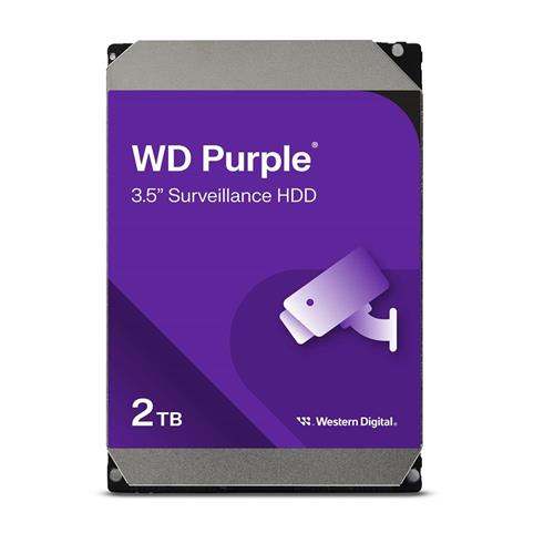 HD Western Digital WD Purple 2TB, CFTV, 3.5&#34;, SATA III