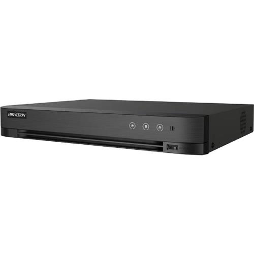 DVR Hikvision Gravador, 8 Canais, Inteligência AcuSense 3K, Com Reconhecimento Facial -7208HQHI-M1/FA