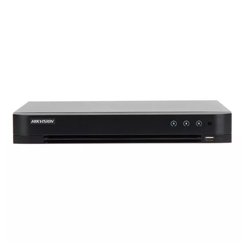 DVR Hikvision Gravador Ids-7204hqhi-m1/xt, 4 Canais, Inteligência AcuSense, 1080p, 1u, H.265, Preto