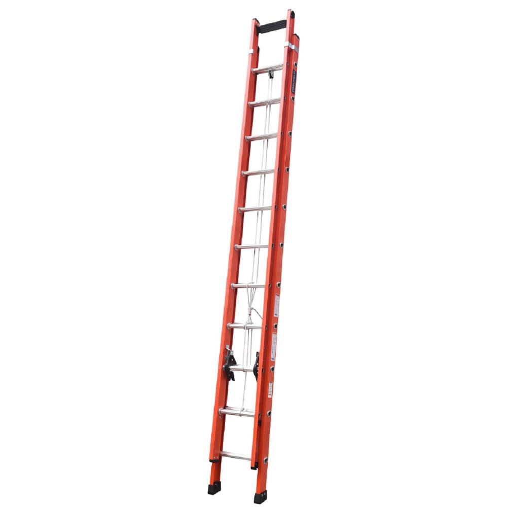 Escada Extensível Vazada EFV-19, com Até 6 Metros, Laranja