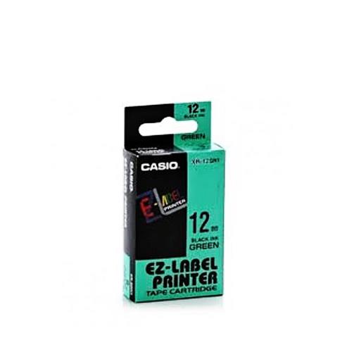 Etiqueta p/ etiquetadora Casio 12mm  XR12GN1