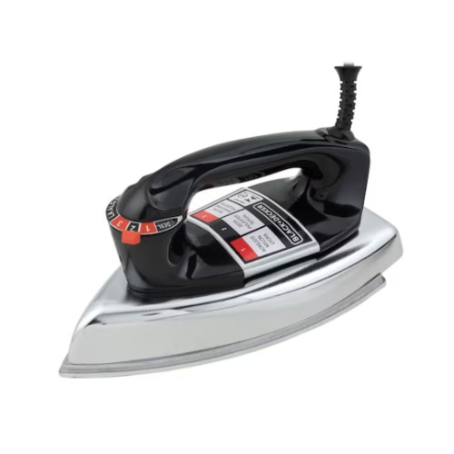 Ferro de Passar a Seco Black+Decker, VFA1110TM2, 1100W, Base de Alumínio, 220V, Preto