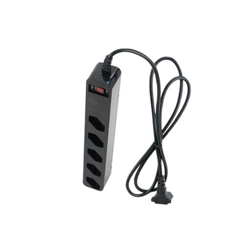 Filtro de Linha DPS I Clamper, 5 Conexões, Preto