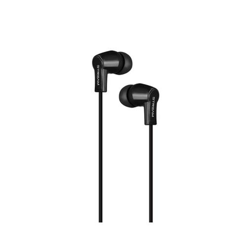 Fone de ouvido intra-auricular ELG EP12BK, cabo 1,2m, com microfone, preto