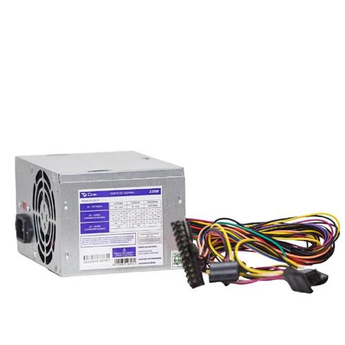 Fonte De Alimentação Duex Vxpro VX230SE, 230W, Sem Cabo