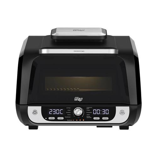 Fritadeira Elétrica Wap Air Fryer Barbecue Digital Prosdócimo, 1700w, 220V, 10L, Antiaderente GrayStone, Preto