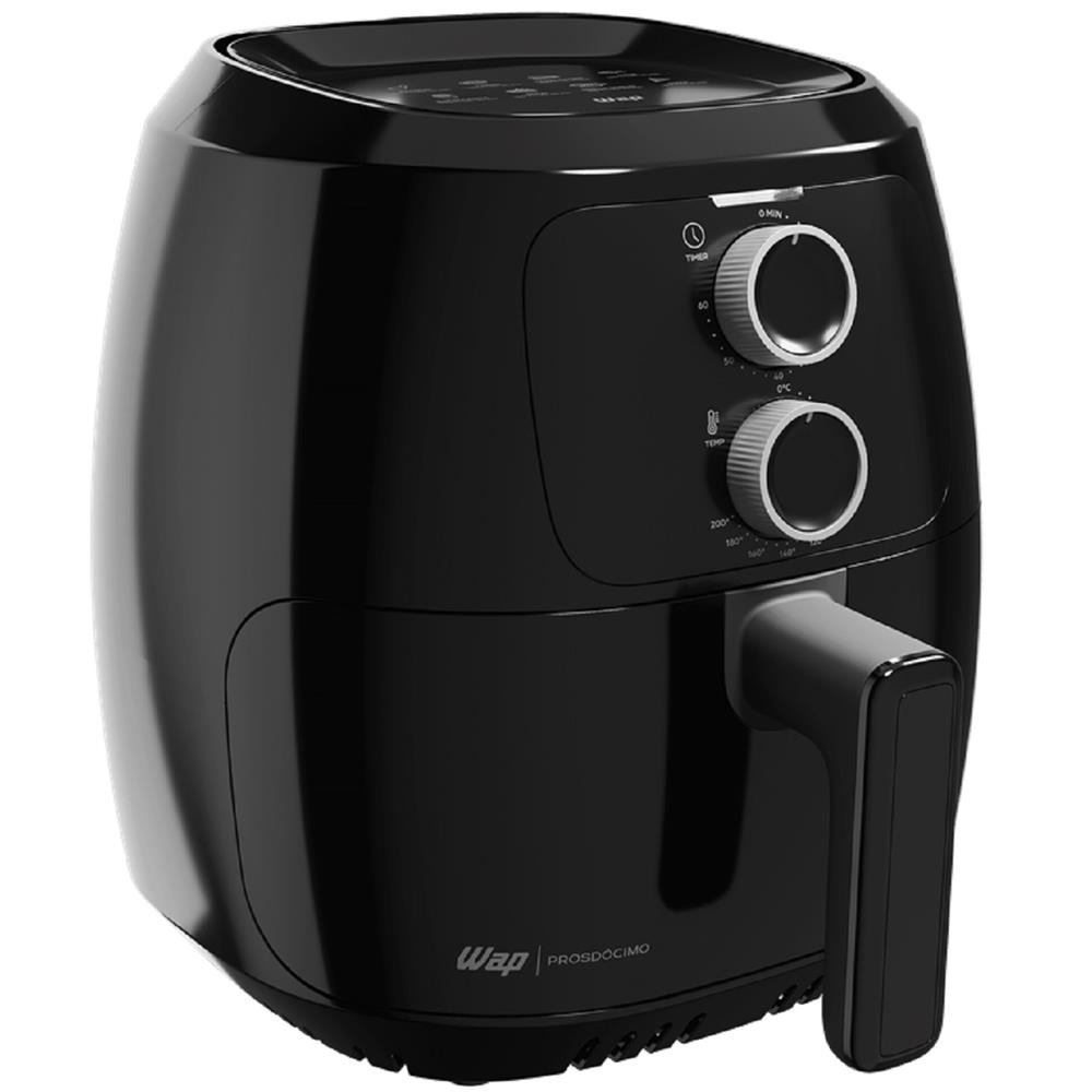 Fritadeira Elétrica Air Fryer WAP Family 4L, 1500W, 127V, Preto