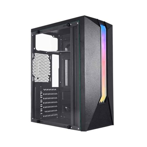 Gabinete Gamer K-Mex CG-04AH Bifrost Vii, Lateral Vidro, ATX,  Preto