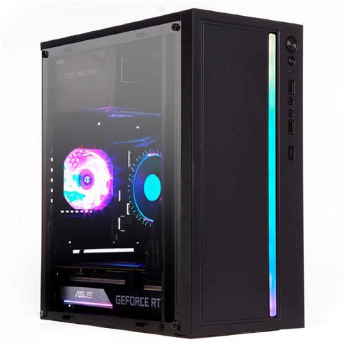 Gabinete Gamer Liketec Craft RGB, Mid Tower, Acrílico, M-ATX, Black, LC-MT-CRAFT-2021