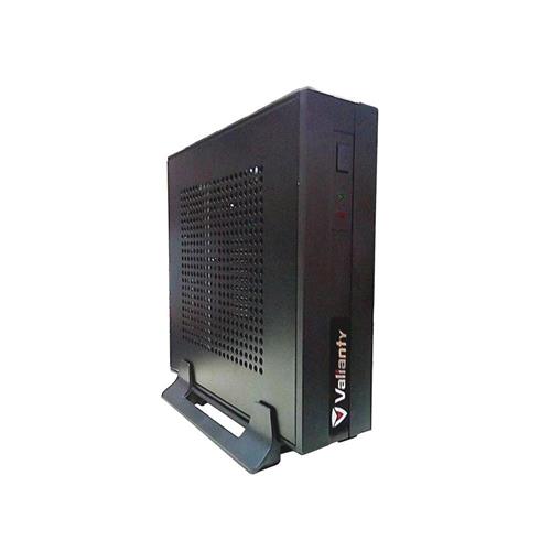 Gabinete Valianty Slim CI218,  Mini ITX, Com fonte, Gabinete SFF, Aço Galvanizado, 84W, PPB, Preto