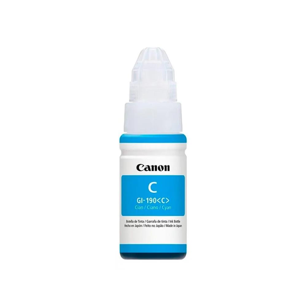 Refil de Tinta Canon GI-190 Ciano, 70ml, 0668C001