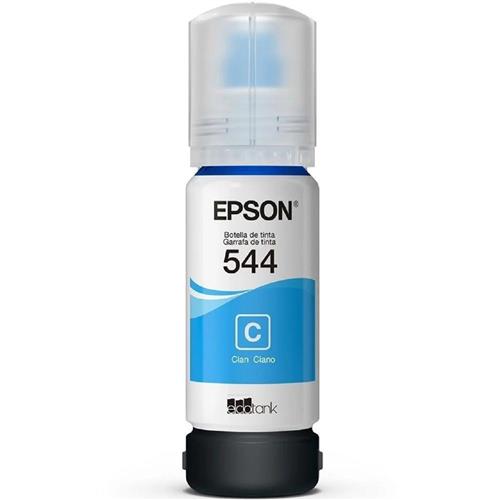 Garrafa de Tinta Epson Ciano, 7.500 Páginas, para EcoTank - T544222-BR