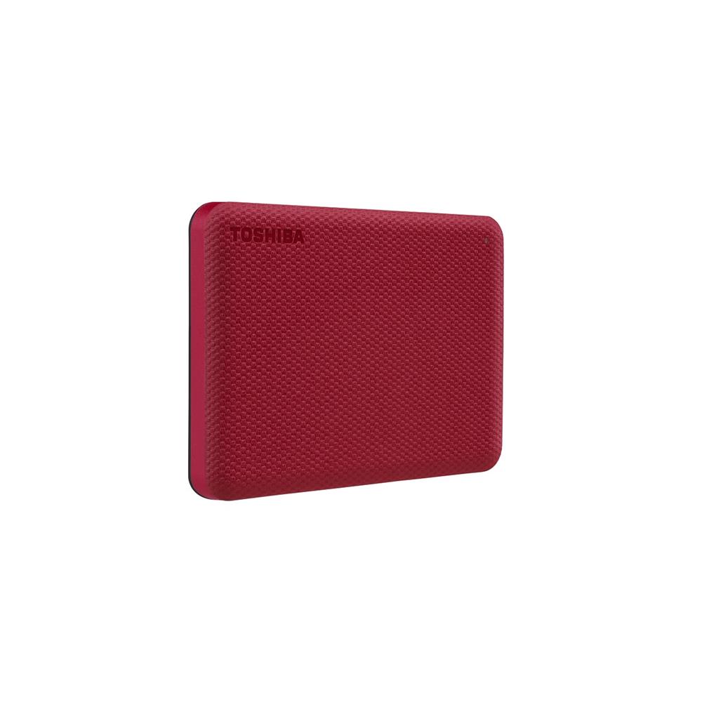 HD Externo Toshiba Canvio Advance 1 TB, USB 3.0, Backup & Proteção por Senha, Vermelho