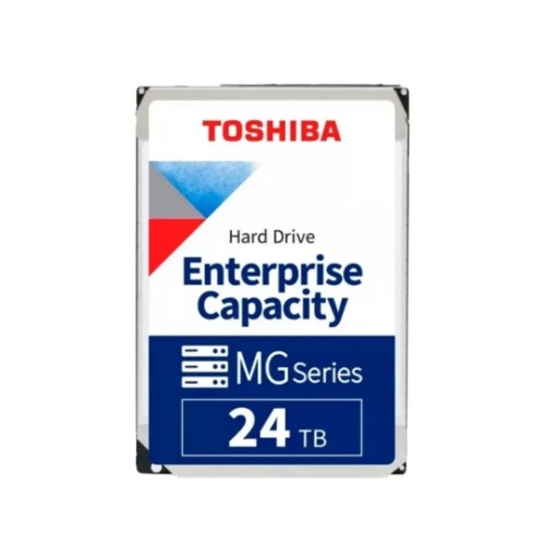 HD Interno Enterprise, 24TB, SATA III, 7200 RPM, 1TB Cache, 3,5", Toshiba MG11ACA24TE