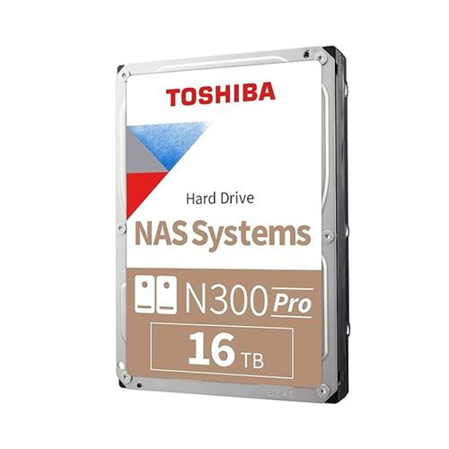 HD Nas Toshiba 16TB Sata N300 Pro, 3.5 polegadas, SATA 6 GB/s, 7200 RPM,512 MB