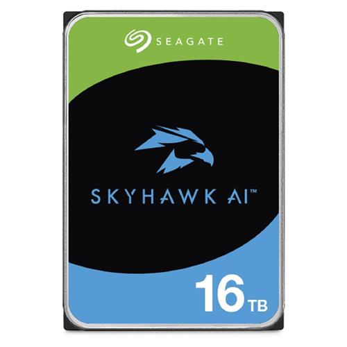 HD Seagate Skyhawk AI Surveillance, 16TB, 7200RPM, 3.5&#34;, SATA III, 6Gbps, Cache 256MB