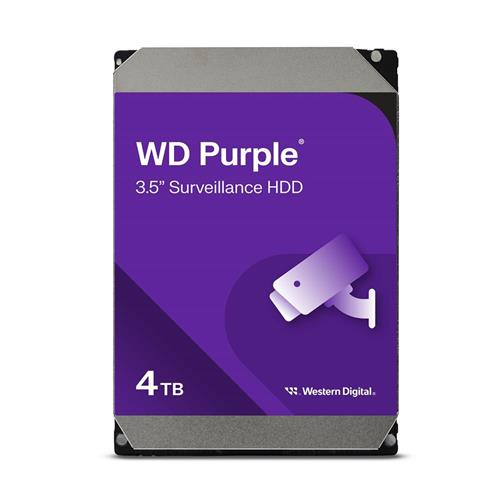 HD Western Digital WD Purple, 4TB, 3.5", 5400RPM, SATA III 6GB/S, Cache 256MB