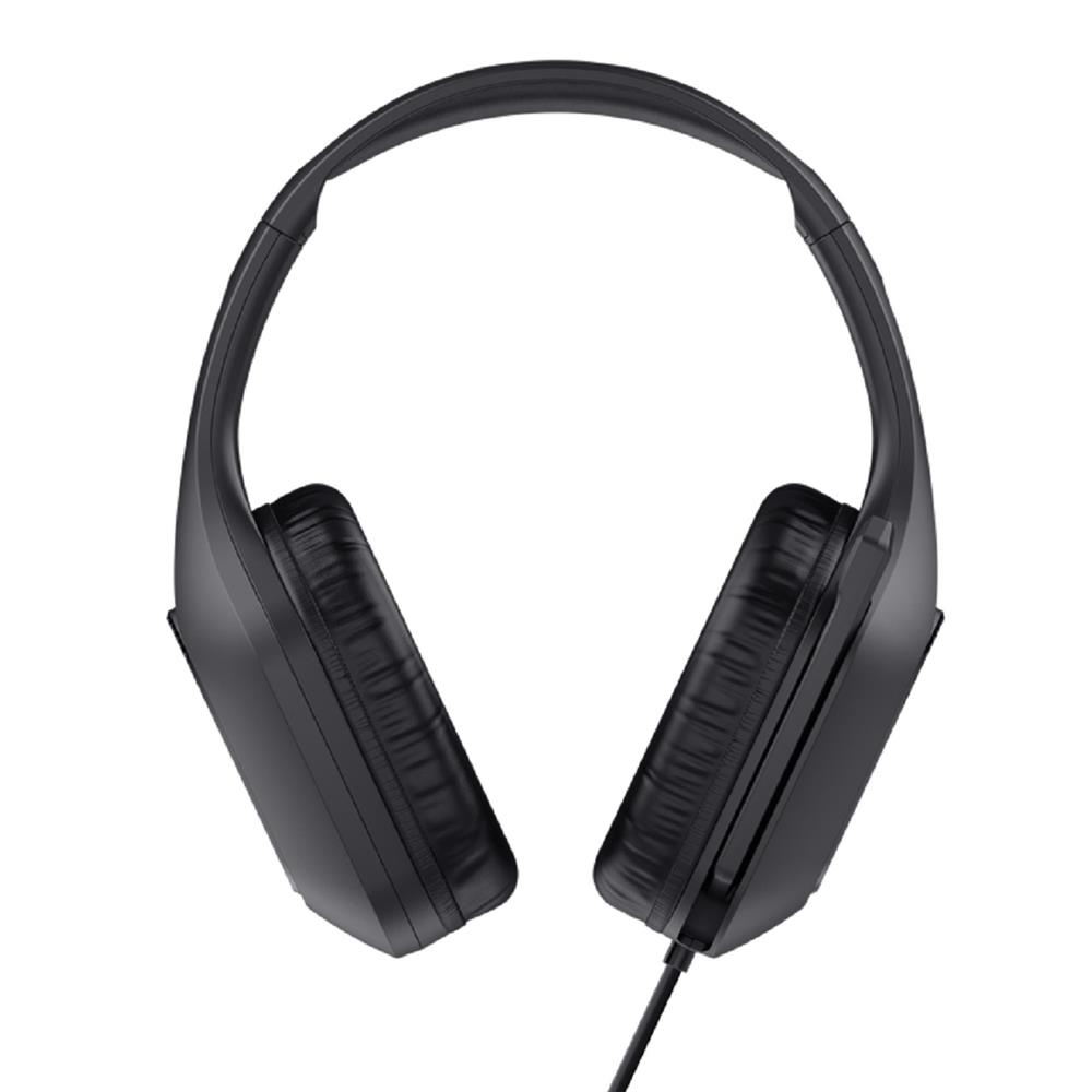 Headset Gamer Trust GXT 415 Zirox, Com Fio, Microfone, ABS, Couro Sintético, Preto