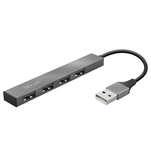 Hub USB 2.0 Trust Halyx 4 Portas