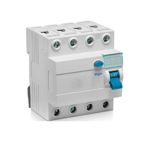 Interruptor Diferencial Elgin IDR, Tetrapolar 63 A, 30 mA, IP20, Branco