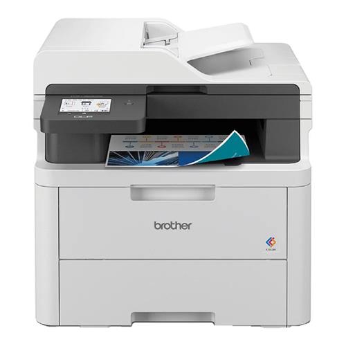 Impressora Multifuncional Brother DCPL3560CDW, Frente e Verso, LED Color, Wi-Fi, Branco