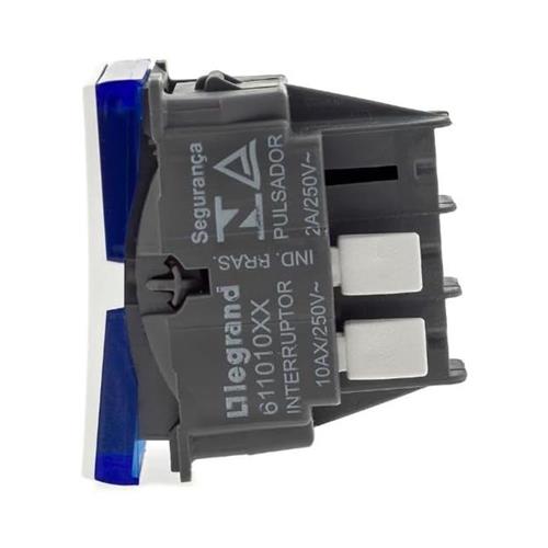 Interruptor Simples, Legrand 611010BC, 10 A 250 V, Branco