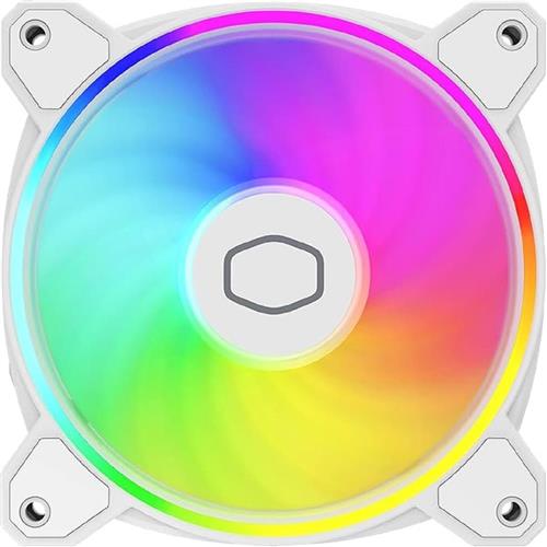 Cooler para Gabinete Cooler Master MasterFan MF120 HALO 2, ARGB, 120mm, Branco, MFL-B2DW-21NP2-R2