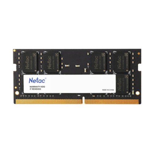 Memória RAM Netac 8GB, DDR4 3200MHz, SODIMM, CL22, PC4-25600, Basic, Notebook Laptop