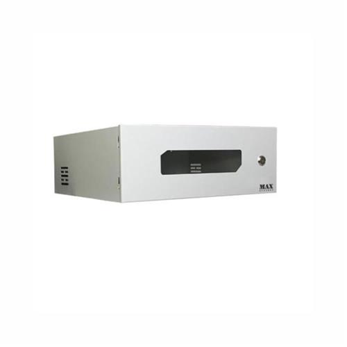 Mini Rack Max Eletron, 15, Branco, Aço Soldado,Fechadura com Chave, Ventilação Lateral, Entrada de Cabos Superior e Inferior