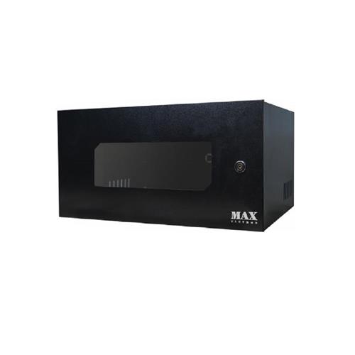 Mini Rack Max Eletron 19&#34; Economic 5U X 350mm 2 Chaves Preto