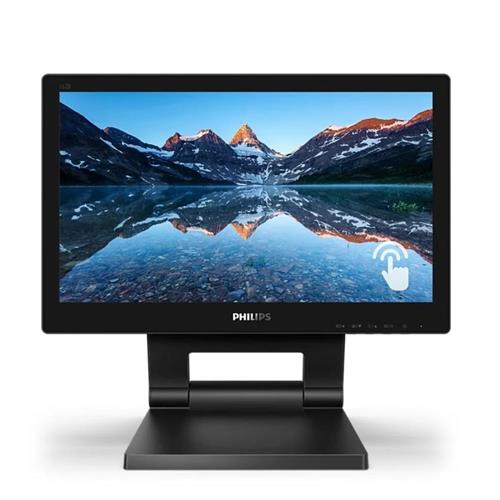Monitor Philips 162B9T, 15.6”, Touchscreen, HD 1366x768, 75Hz, Alto-falantes, Preto