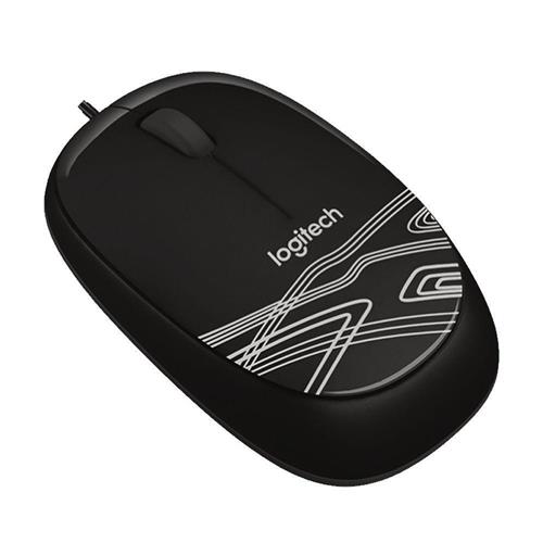 Mouse Logitech M105, 1000 DPI, 3 Botões, USB, Preto
