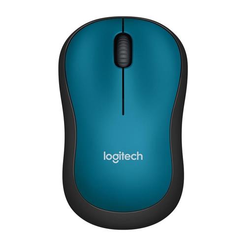Mouse Sem Fio Logitech M185, 1000 DPI, 3 Botões, Azul