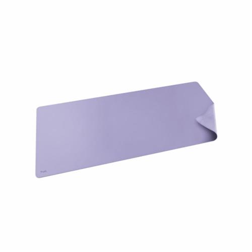 Trust Benya Desk Pad, XXL,90×43cm, Couro Vegano, Base Antiderrapante, Fino, Roxo