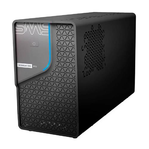 Nobreak SMS Pro 1500 VA, Line Interactive, 8 Tomadas, Bivolt, Preto